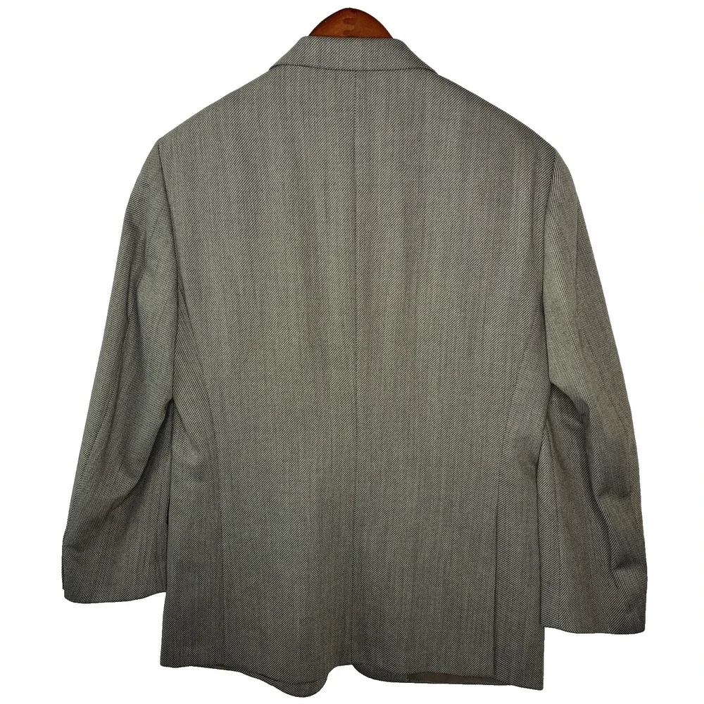 Ermenegildo Zegna 100% Wool Fine Italian Weave Side Vented Sport Coat Blazer 40‎